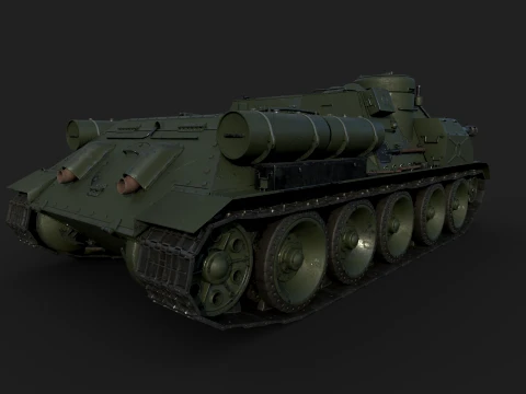 Su 122P 3D Model