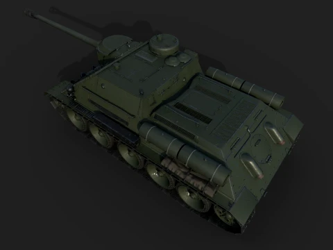 Su 122P 3D Model
