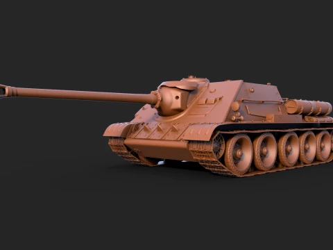 Su 122P 3D Model