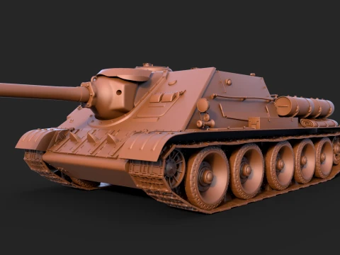 Su 122P 3D Model
