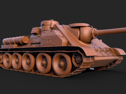 Su 122P 3D Model