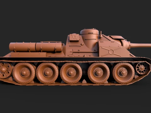 Su 122P 3D Model