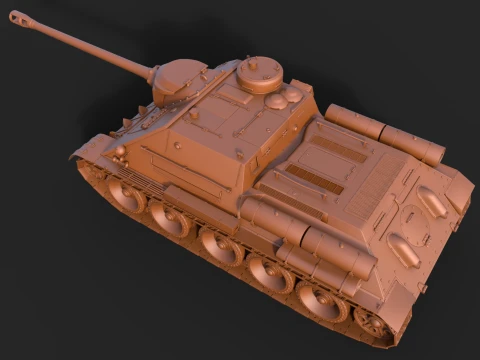 Su 122P 3D Model