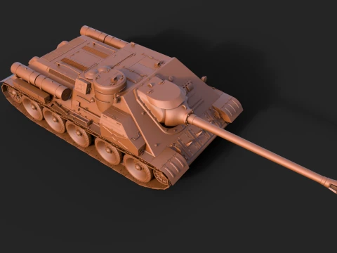 Su 122P 3D Model