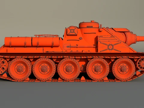 Su 122P 3D Model