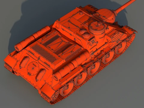 Su 122P 3D Model