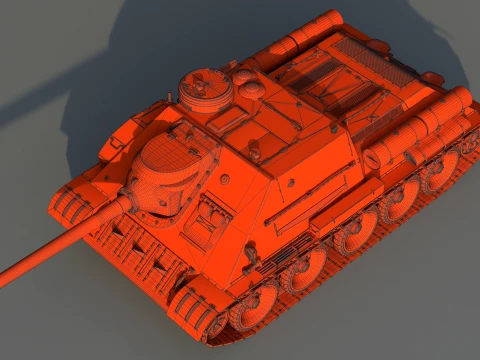 Su 122P 3D Model