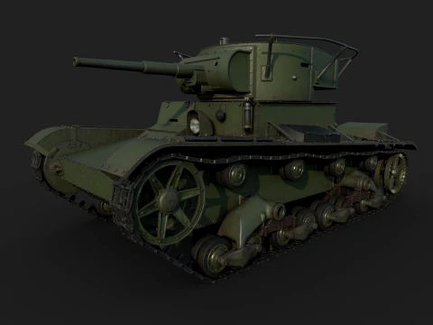 T-26PT 1933 3Dモデル