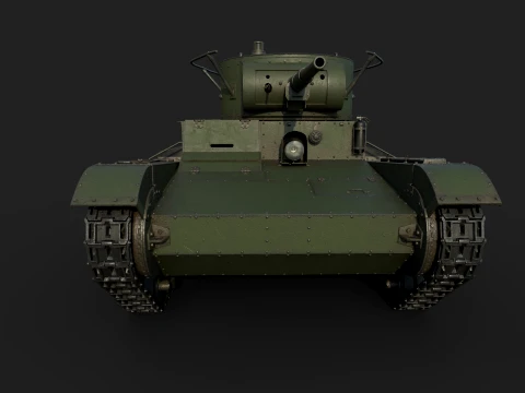 T-26PT 1933 3D Model