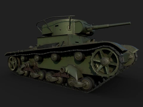 T-26PT 1933 3D Model