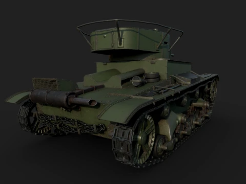 T-26PT 1933 3D Model