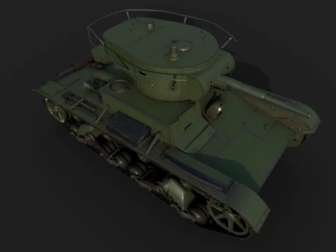 T-26PT 1933 3D Model