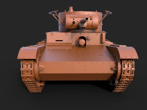 T-26PT 1933 3D Model