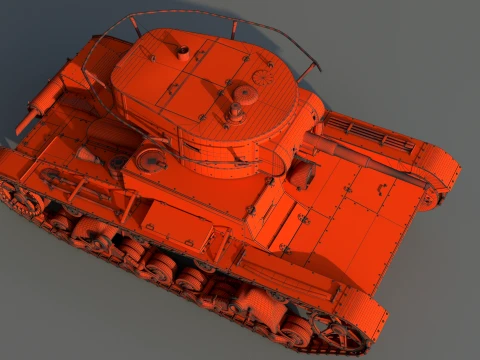 T-26PT 1933 3D Model