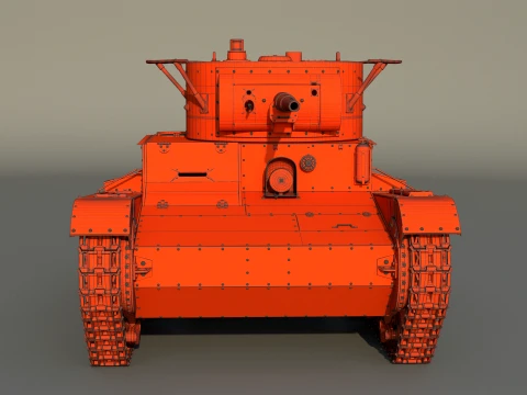 T-26PT 1933 3D Model