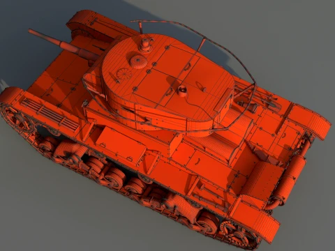 T-26PT 1933 3D Model