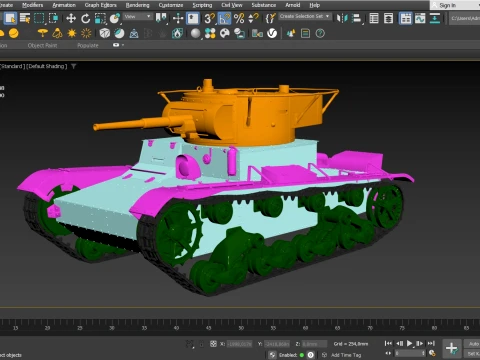T-26PT 1933 3D Model