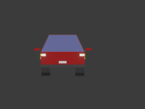 hatchback all colors low-poly 3D Model