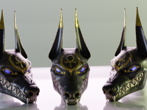 anubis mask 3D 模型