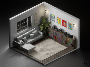 records room 3D Модель