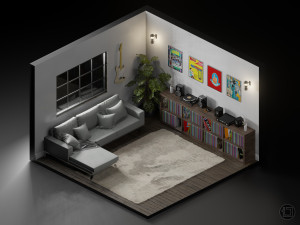 records room 3D Model