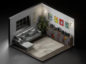 records room 3D Model