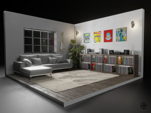 records room 3D Model