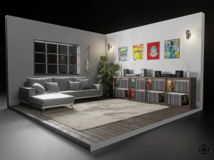 records room 3D Model