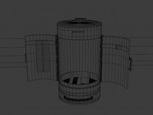 cylindrical tool box Modelo 3D