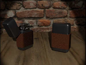 black lighter Modelo 3D
