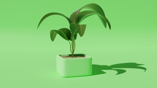 plant in a pot Modelo 3D .c4d .max .obj .3ds .fbx .stl .blend 