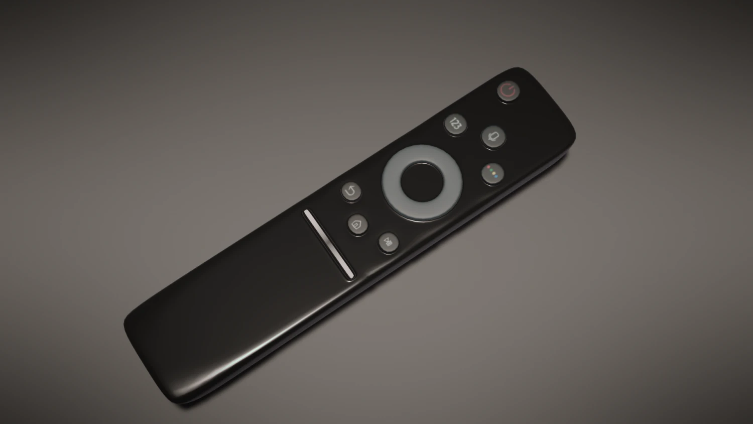 tv remote control 3D Model .c4d .max .obj .3ds .fbx .stl .blend 