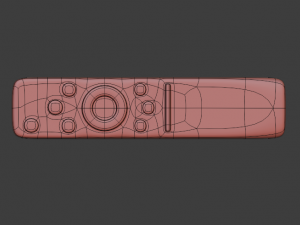 tv remote control 3D 模型