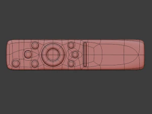 tv remote control 3D Model