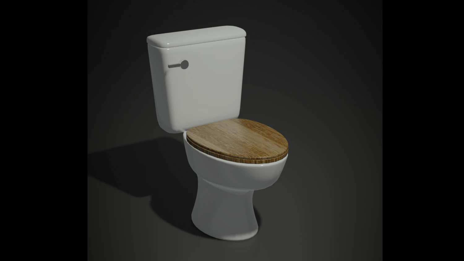 classic porcelain toilet 3D Model .c4d .max .obj .3ds .fbx .stl .blend 