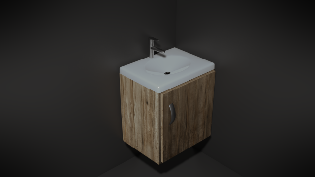 modern washbasin 3Dモデル .c4d .max .obj .3ds .fbx .stl .blend 