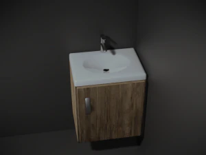modern washbasin 3D Model