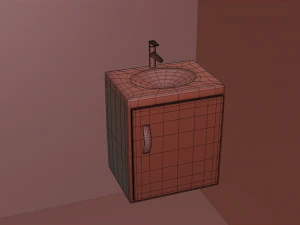 modern washbasin 3D Model