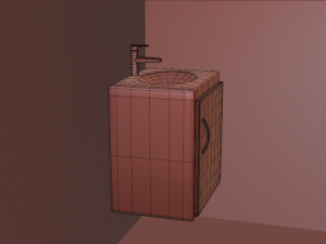 modern washbasin 3Dモデル