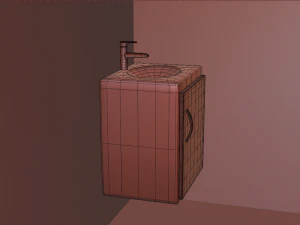 modern washbasin 3D Model