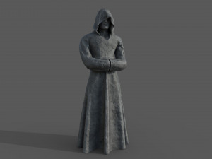 hooded statue 3D Model