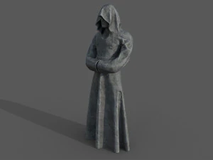 hooded statue 3D Model