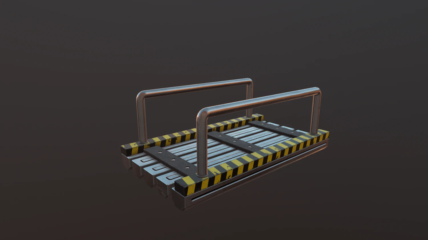 short bridge low-poly 3D Model .c4d .max .obj .3ds .fbx .stl .blend 