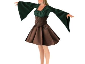 elf girl - game ready 3D Model