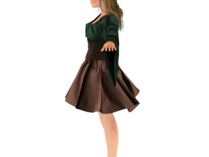 elf girl - game ready 3D Model