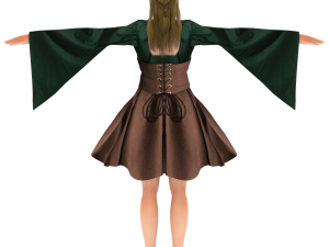 elf girl - game ready 3D Model