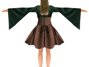 elf girl - game ready 3D Model