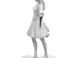 elf girl - game ready 3D Model
