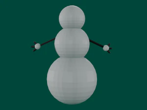 snowman 3D Model