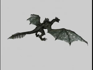 floresta do drag&atilde;o Modelo 3D